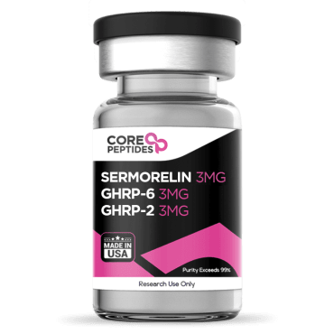 Sermorelin & GHRP-6 & GHRP-2 Blend For Sale (9mg) - Core Peptides